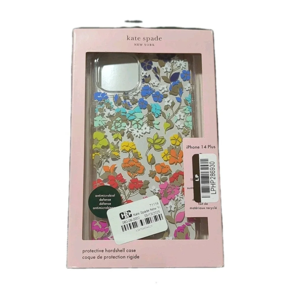 Nn4N Kate Spade New York‎ Apple iPhone 14 Plus Floral Protective Hardshell Case